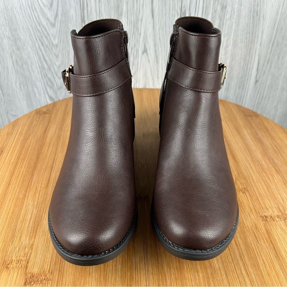 Brown Ankle Boots with Buckle - Picture 11 of 11